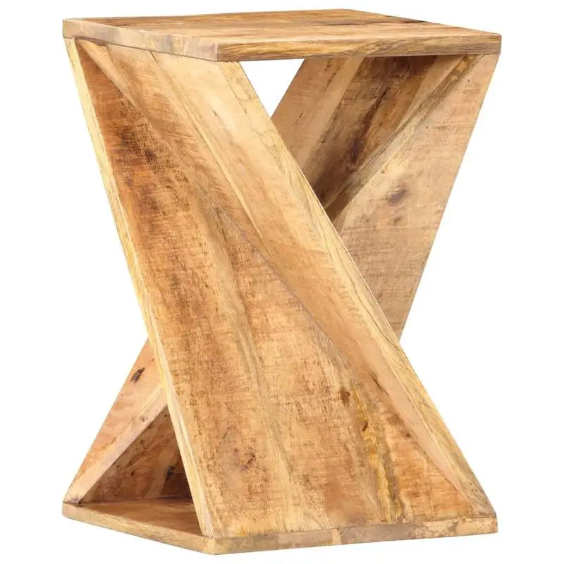 Table d'Appoint Croisée - Manguier Massif, 35 × 35 × 55 cm (Ramure)